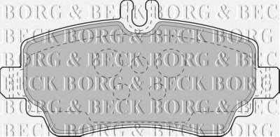 BORG & BECK bbp1752 -  Комплект тормозных колодок, дисковый тормоз
